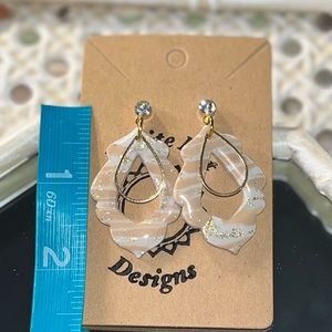 Handmade polymer clay earrings